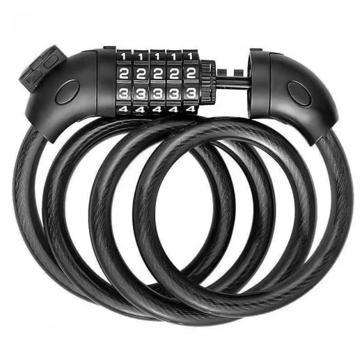 Linka rowerowa Kukirin 5 z kodem cyfrowym – 1,2 m x 12 mm